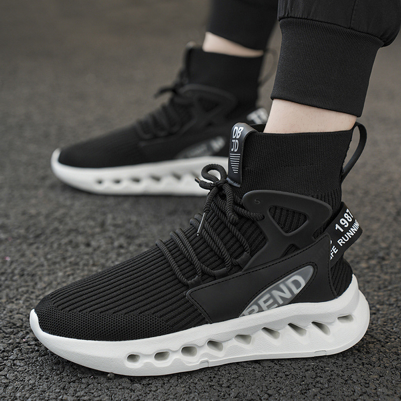 Trendy Men High Top Sock Shoes - đánh giá và giá Running Shoes Men