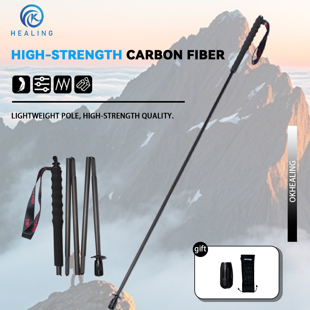 OKHEALING 110g Ultra-Light 5-S - đánh giá và giá Trekking Pole Carbon