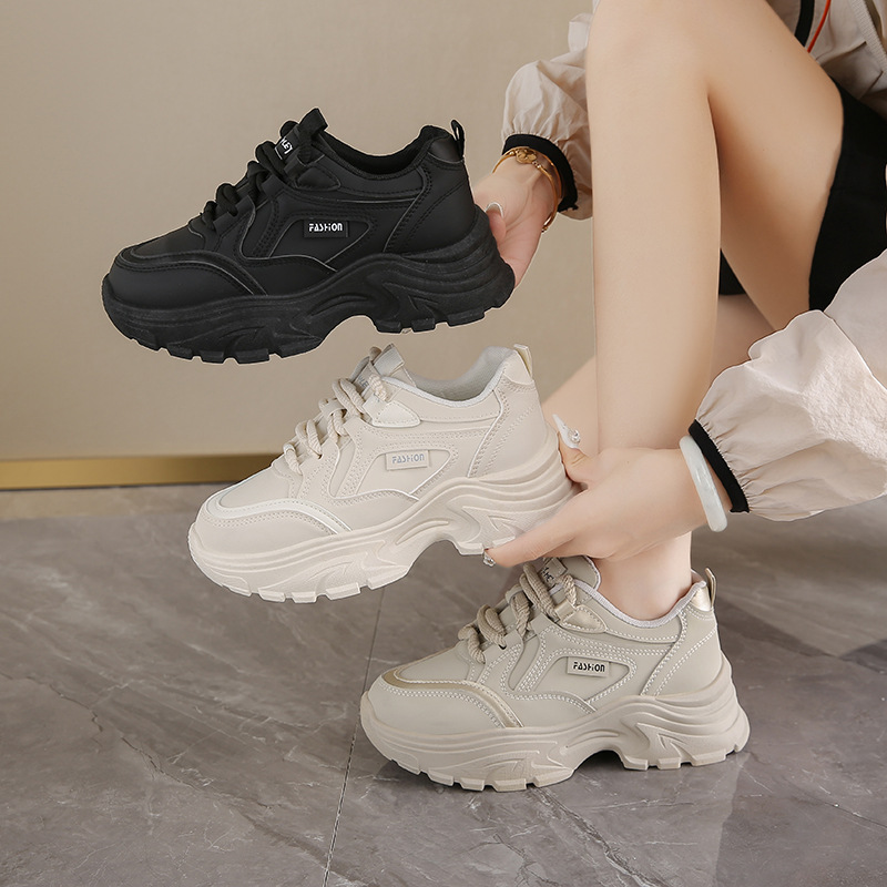 Women's Leather Low-Top Dad Sh - đánh giá và giá Running Shoes Women