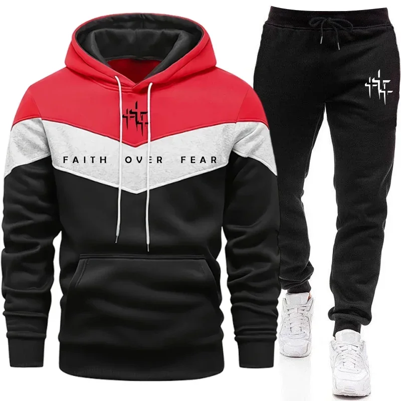 Faith Over Fear Men's Tracksui - đánh giá và giá Joggers Pants