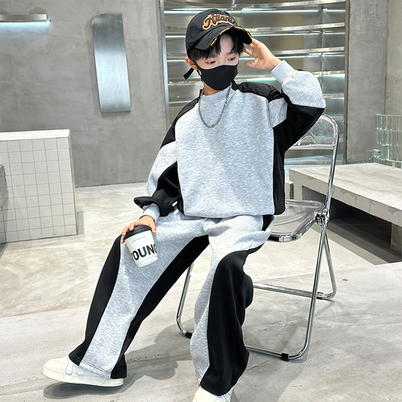 Teenager Boys Suit Autumn Spor - đánh giá và giá Running Gear Kids