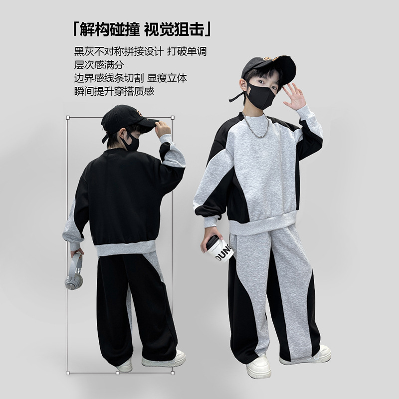 Teenager Boys Suit Autumn Spor - đánh giá và giá Running Gear Kids