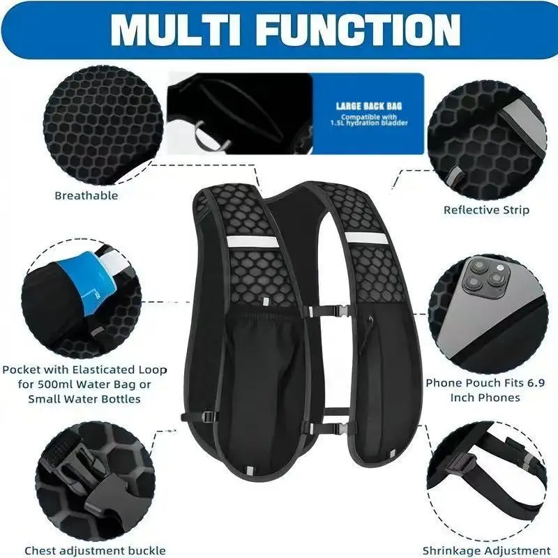 Unisex Water Resistant Breatha - đánh giá và giá Hydration Vest