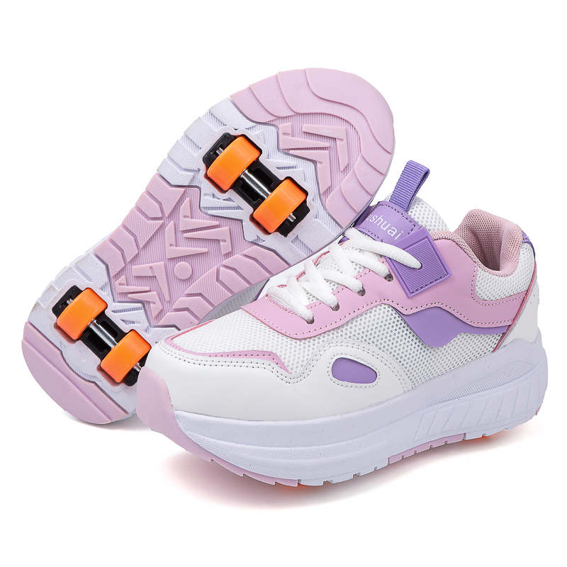 Kids Roller Skates 4 Wheels De - đánh giá và giá Running Shoes Men
