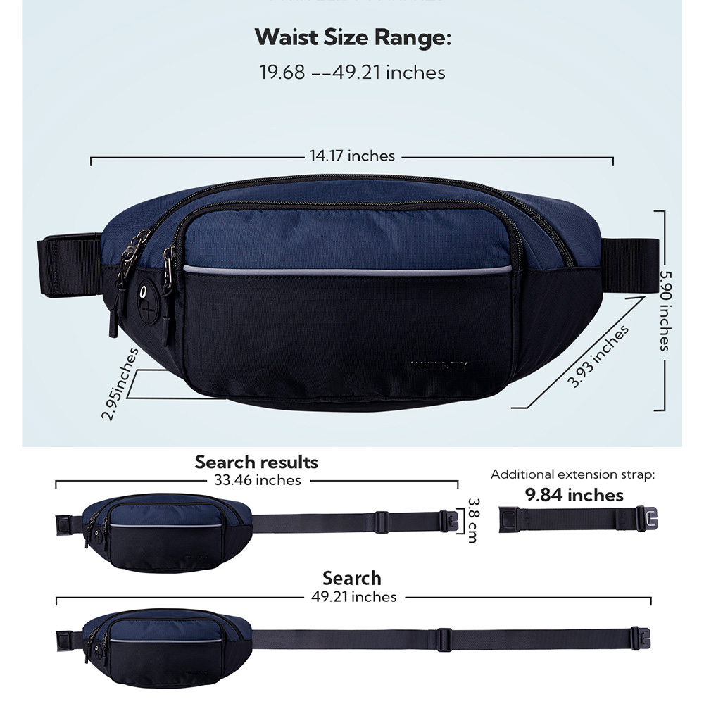 WATERFLY Fanny Pack Waist Bag  - đánh giá và giá Running Belt