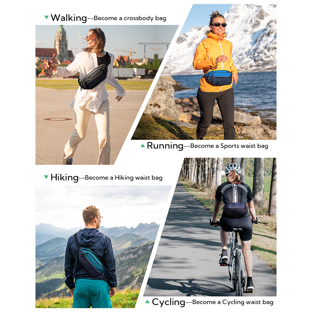 WATERFLY Fanny Pack Waist Bag  - đánh giá và giá Running Belt