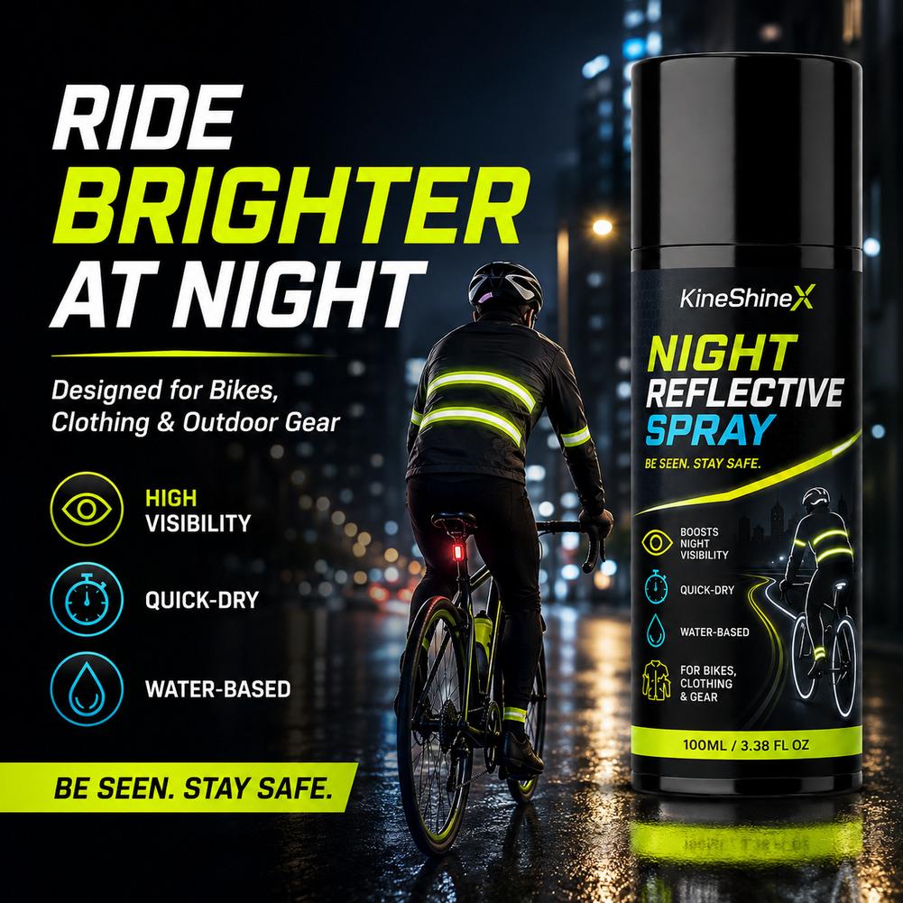 100ml Night Reflective Spray H - đánh giá và giá Running Visibility Gear