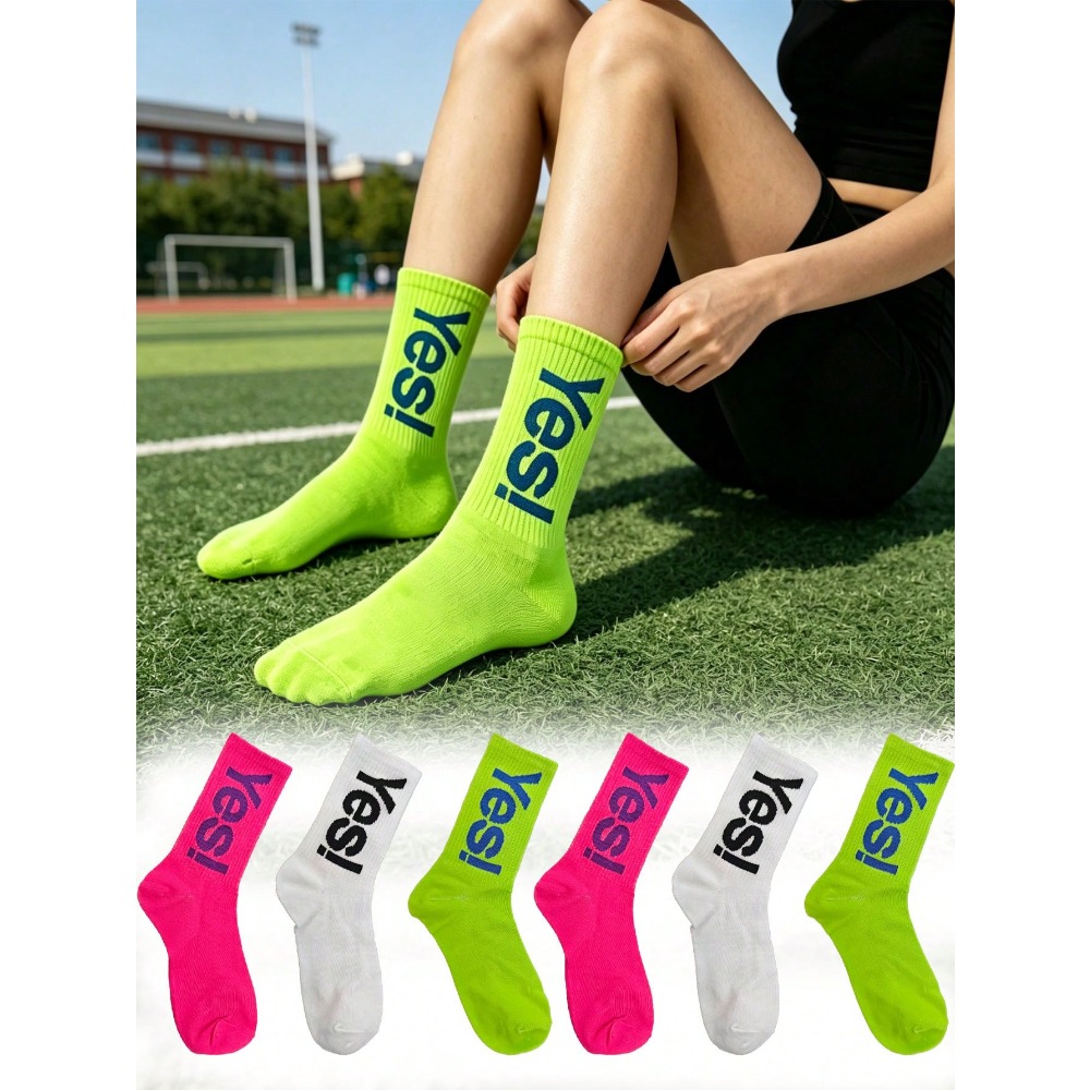 1/4 Pair Fluorescent Letter Pa - đánh giá và giá Sports Socks